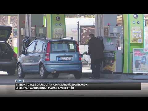Ma is tovább nőttek az üzemanyagárak サムネイル