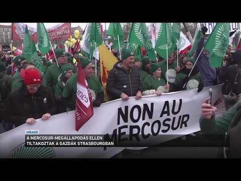 Teljes blokád alá vonták az Európai Parlament strasbourgi épületét a gazdák サムネイル