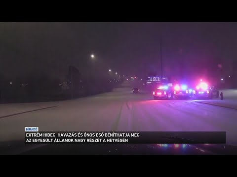 Gonosz viharként emlegetik az Egyesült Államok kétharmadát megbénító szélsőséges időjárás サムネイル