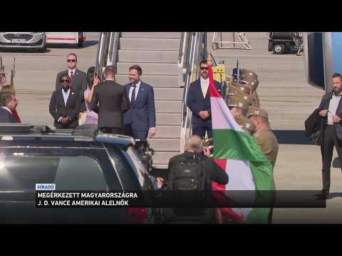 Megérkezett az amerikai alelnök Magyarországra サムネイル