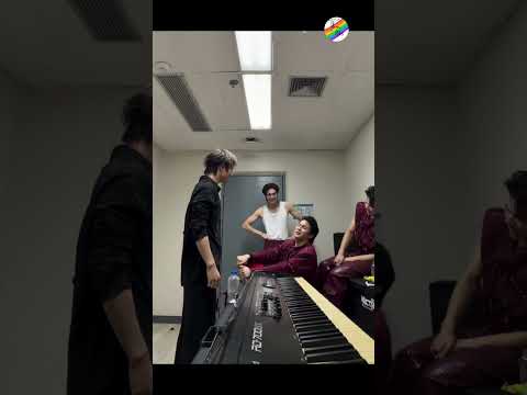 backstage music😍😅@Thaibls7 #geminifourth#pondponlawit#lykn#tui#williamest#fun#song#tpop#shorts サムネイル