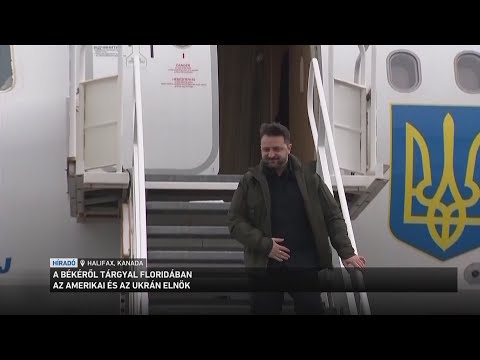 A békéről tárgyal Floridában az amerikai és az ukrán elnök サムネイル