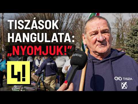 „A rendszerváltás a lényeg, nem Magyar Péter személye” – Tisza-kampány közelről サムネイル