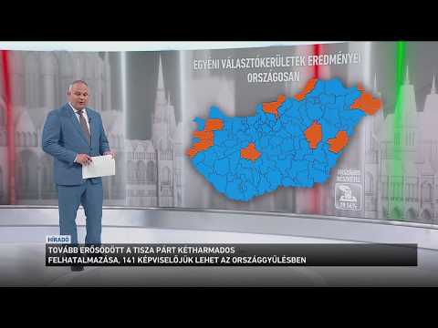 Tovább erősödött a Tisza párt kétharmados felhatalmazása サムネイル