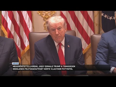 Megerősítette a Kreml, hogy Donald Trump a támadások felfüggesztését kérte Vlagyimir Putyintól サムネイル