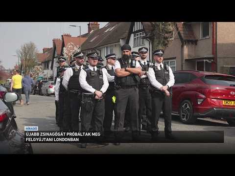 Újabb zsinagógát támadtak meg Londonban サムネイル