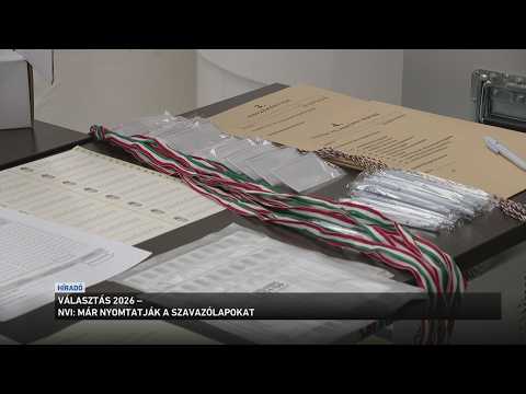 Már nyomtatják a szavazólapokat サムネイル