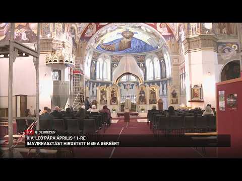 XIV. Leó pápa április 11-re imavirrasztást hirdetett meg a békéért サムネイル