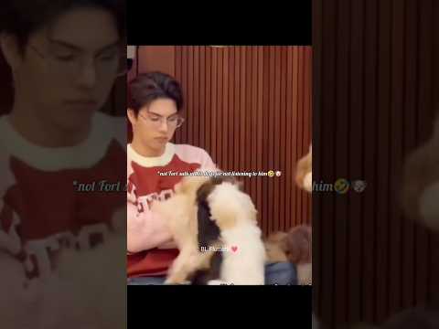 Not Fort sulk at his dogs😒🐶#fortpeat #bldrama #thaibl #bl #thaidrama #blseries #blshorts #bledit