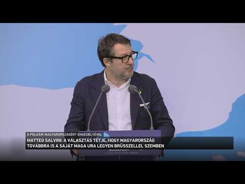 Matteo Salvini: a választás tétje, hogy Magyarország továbbra is a saját maga ura legyen サムネイル