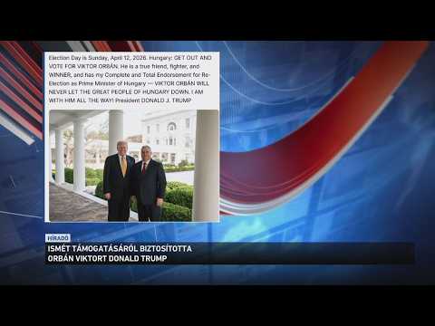 Ismét támogatásáról biztosította Orbán Viktort az amerikai elnök サムネイル