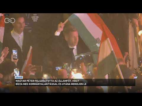 Magyar Péter felszólította a köztársasági elnököt,hogy haladéktalanul kérje fel őt kormányalakításra サムネイル