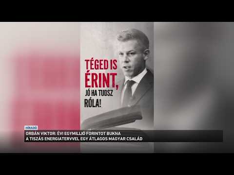 Orbán Viktor: Évi egymillió forintot bukna a tiszás energiatervvel egy átlagos magyar család サムネイル