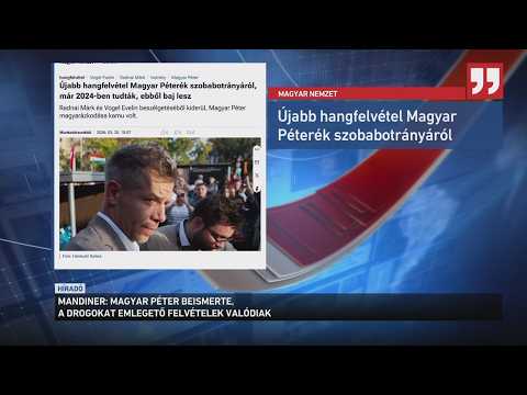 Magyar Péter beismerte, hogy a drogokat emlegető felvételek valódiak サムネイル