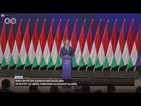 Magyar Péter leendő miniszterelnök szerdán Brüsszelbe utazik サムネイル