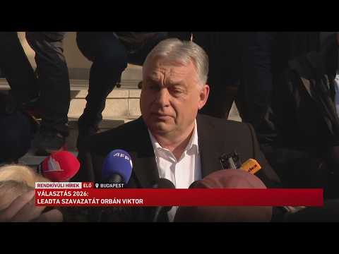 Választás 2026: Orbán Viktor leadta szavazatát サムネイル