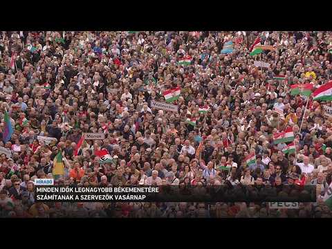 Minden idők legnagyobb békemenetére számítanak a szervezők vasárnap サムネイル