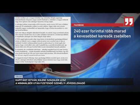 9 százalék lesz a minimálbér után fizetendő személyi jövedelemadó サムネイル