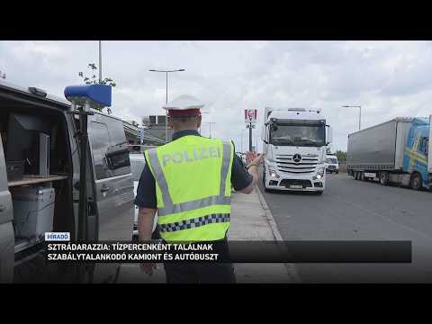 Tízpercenként találtak szabálytalankodó kamionost サムネイル