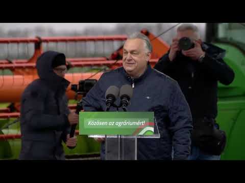 Orbán Viktor beszéde Mezőfalván a Szántóföldi Napok és AgrárgépShow-n サムネイル