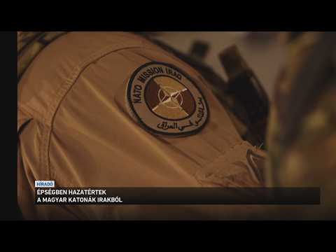 Épségben hazatértek a magyar katonák Irakból サムネイル