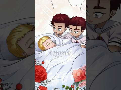 they got a little cute brother🍼🥰#bl #blmanhwa #blmanhwarecommendation #manhwa #shorts #yaoi サムネイル