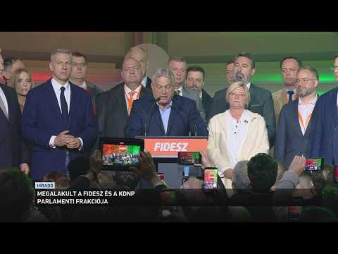 Tegnap késő délután megalakult a Fidesz és a KDNP 52 fős parlamenti frakciója サムネイル