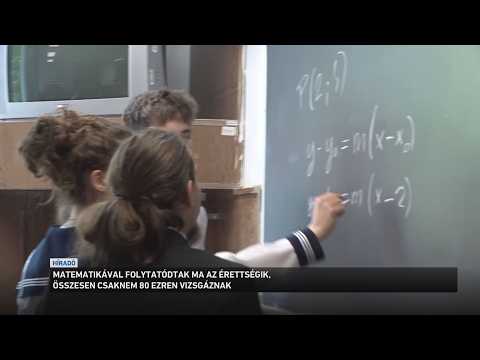 Matematikával folytatódnak ma az érettségik サムネイル