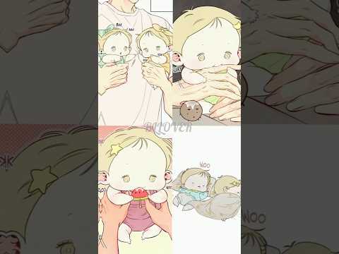 twins getting their first little teeth🥹❤️#bl #blmanhwa #blmanhwaedit  #manhwa #shorts #fyp #bledit