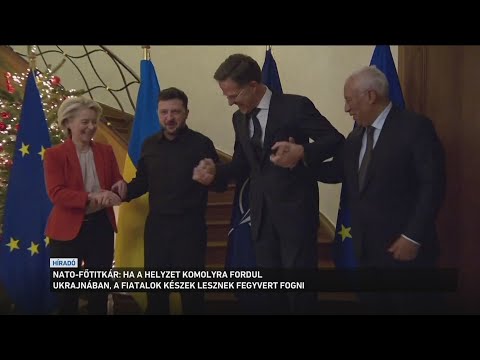 NATO főtitkár:  Ha helyzet komolyra fordul Ukrajnában, a fiatalok készek lesznek fegyvert サムネイル