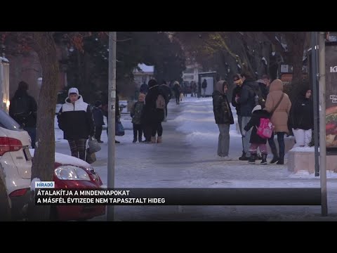 Átalakítja a mindennapokat a másfél évtizede nem tapasztalt hideg サムネイル