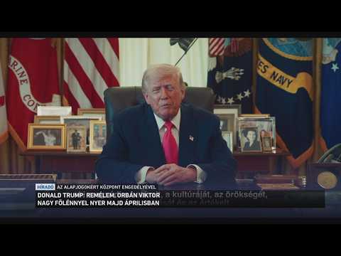 Donald Trump: Remélem Orbán Viktor nagy fölénnyel nyer majd áprilisban サムネイル