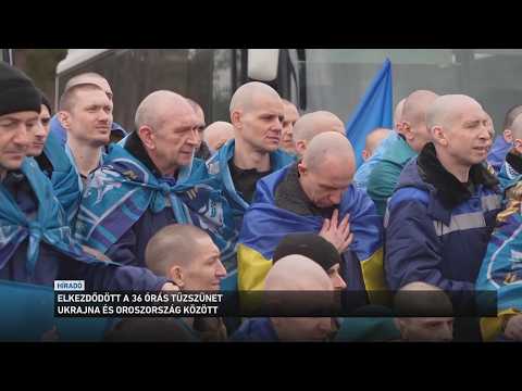 Magyar idő szerint délután 3 órakor életbe lépett a 36 órás tűzszünet Oroszország és Ukrajna között サムネイル