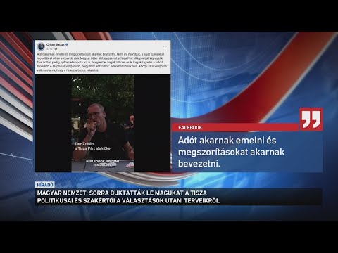 Sorra buktatták le magukat a Tisza politikusai és szakértői a választás utáni terveikről サムネイル