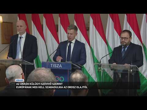 Az ukrán külügyi szóvivő szerint Európának meg kell szabadulnia az orosz olajtól サムネイル