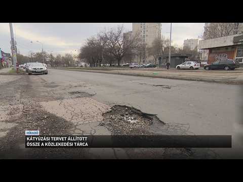 Kátyúzási tervet állított össze a közlekedési tárca サムネイル