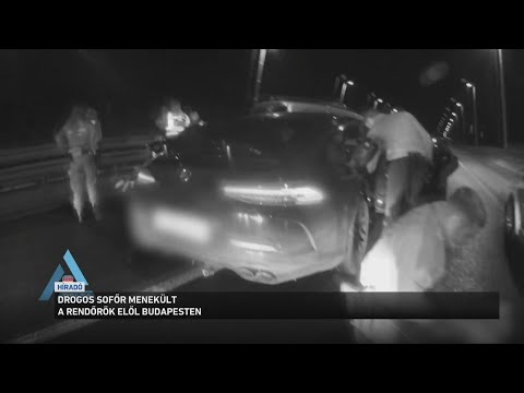 Drogos sofőr menekült a rendőrök elől Budapesten サムネイル