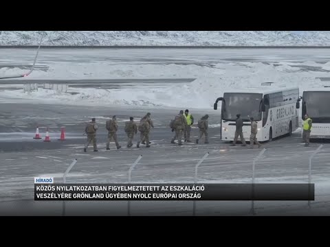 Közös nyilatkozatban figyelmeztetett az eszkaláció veszélyére Grönland ügyében nyolc európai ország サムネイル