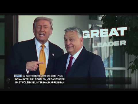 Donald Trump: Remélem Orbán Viktor nagy fölénnyel nyer majd áprilisban サムネイル