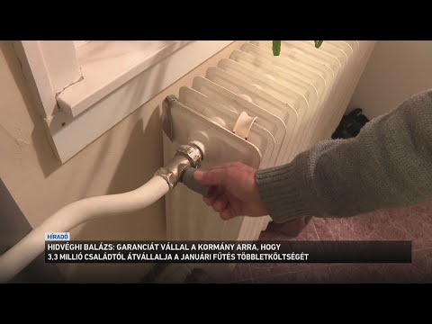 A kormány 3,3 millió családtól átvállalja a januári fűtés többletköltségét サムネイル