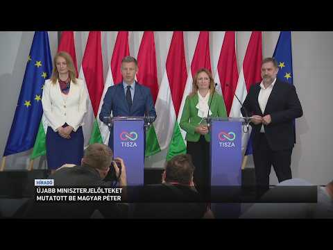 Két új miniszterjelöltjét is megnevezte ma Magyar Péter サムネイル
