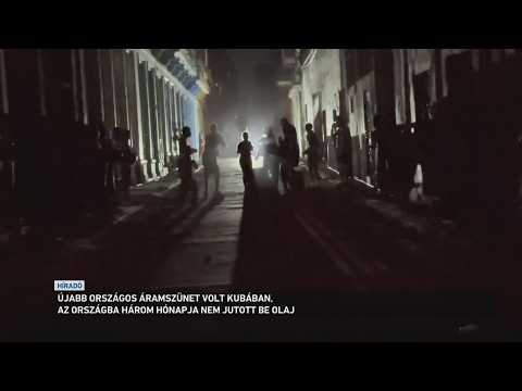 Újabb országos áramszünet volt Kubában サムネイル
